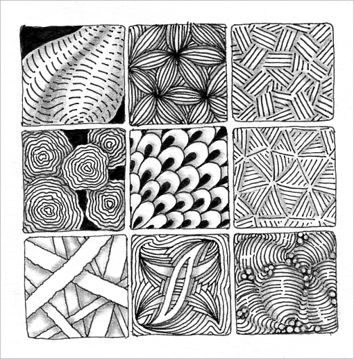 Résultat de recherche d'images pour "zentangle"